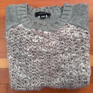 CHRISTOPHER FISCHER Cashmere Alpaca Grey Sweater Size S